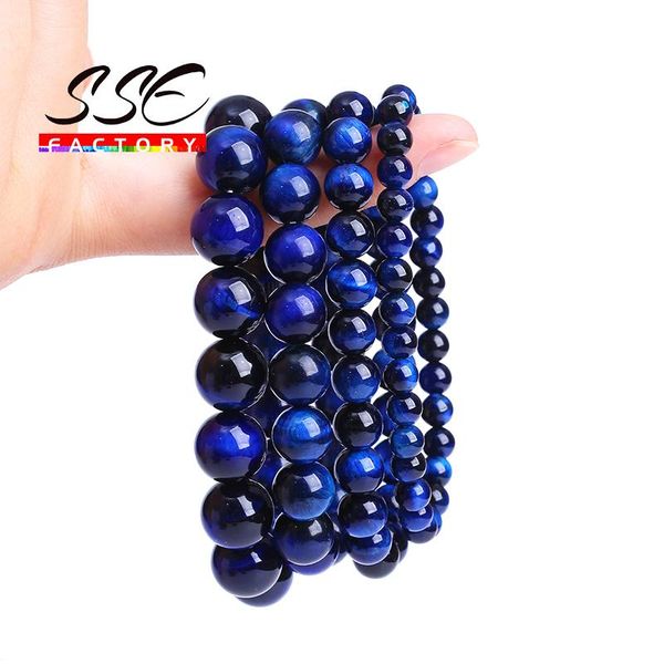 Link, Chain Natural Lapis Blue Tiger Eye Bracelets Stone Bracelet Round Loose Spacer Beads For Man Women Yoga Healing Balance Jewelry Gifts, Black
Link, Chain Natural Lapis Blue Tiger Eye Bracelets Stone Bracelet Round Loose Spacer Beads For Man Women Yoga Healing Balance Jewelry Gifts, Black