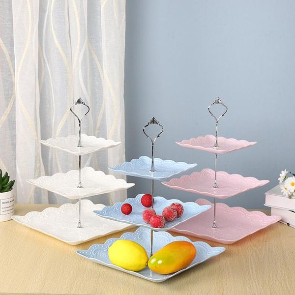 dishes & plates european tra3-tier stand three-layer fruit plate cake holder storage for party display colors vegetable gift dessert
dishes & plates european tra3-tier stand three-layer fruit plate cake holder storage for party display colors vegetable gift dessert