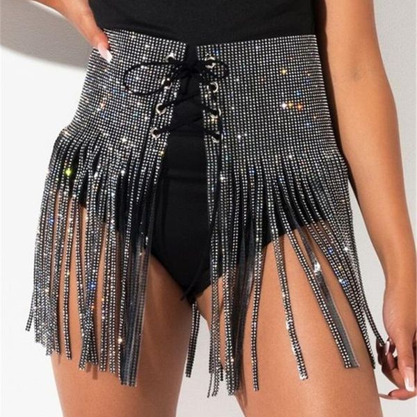 skirts luxury rhinestone sequins tassel women sparkly diamond bandage high waist night club party mini skirt, Black
skirts luxury rhinestone sequins tassel women sparkly diamond bandage high waist night club party mini skirt, Black