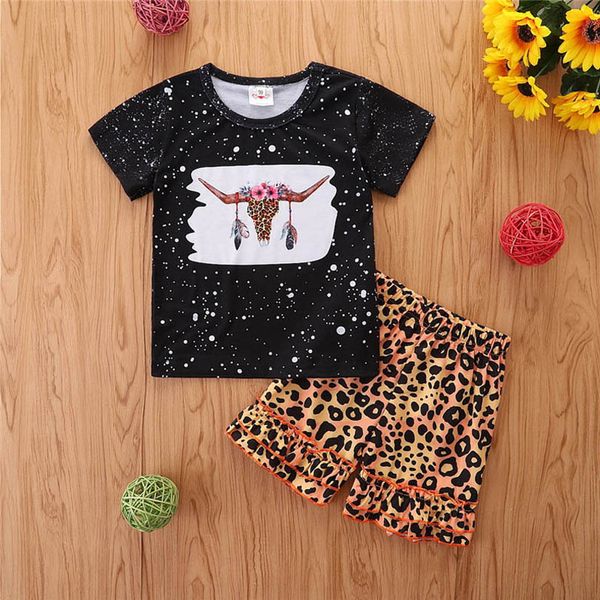 kids clothing sets girls outfits baby clothes children suit children's wear summer polka dot short-sleeved t-shirts leopard print short, White
kids clothing sets girls outfits baby clothes children suit children's wear summer polka dot short-sleeved t-shirts leopard print short, White