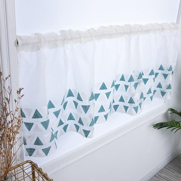 curtain & drapes nordic tulle sheer triangle embroidered short window for home living room decoration voile in the kitchen cafe
curtain & drapes nordic tulle sheer triangle embroidered short window for home living room decoration voile in the kitchen cafe