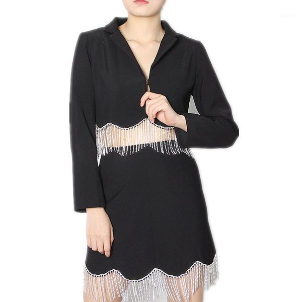 short blazer mini skirt two piece set women rhinestone tassels high waist suits 2021 spring streetwear dress, White
short blazer mini skirt two piece set women rhinestone tassels high waist suits 2021 spring streetwear dress, White