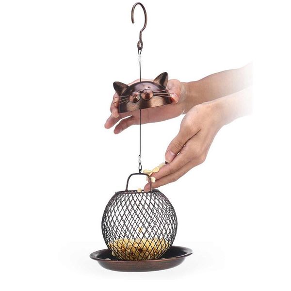 other bird supplies vintage kitten feeder cage hanging wild house metal garden backyard decoration accessory
other bird supplies vintage kitten feeder cage hanging wild house metal garden backyard decoration accessory