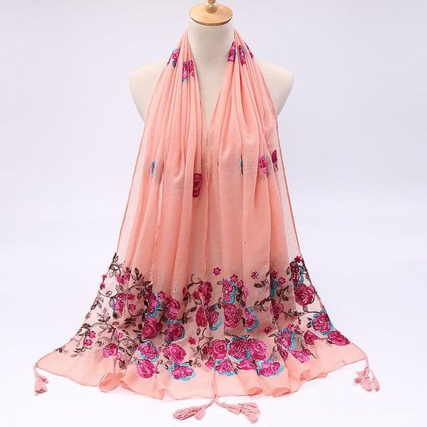 scarves 2021 embroidery floral hijab scarf diamond tassels flower pattern muslim fashion wraps female party gift, Blue;gray
scarves 2021 embroidery floral hijab scarf diamond tassels flower pattern muslim fashion wraps female party gift, Blue;gray