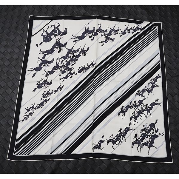 black white 100% natural mulberry* 90*90cm designer silk scarf hand rolled edges foulard en soie luxe, Blue;gray
black white 100% natural mulberry* 90*90cm designer silk scarf hand rolled edges foulard en soie luxe, Blue;gray
