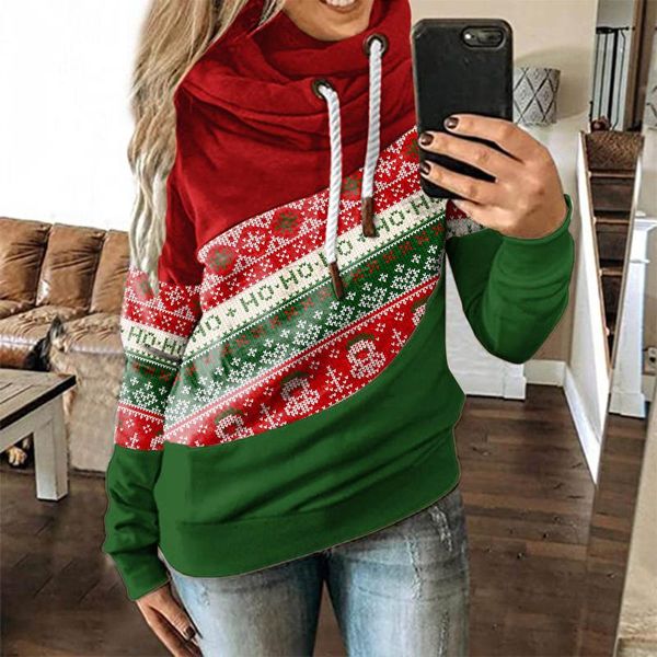 women's hoodies & sweatshirts winter hoodie warm turtlenecks pullover casual christmas printed hoody fleece long sleeve moletom tracksu, Black
women's hoodies & sweatshirts winter hoodie warm turtlenecks pullover casual christmas printed hoody fleece long sleeve moletom tracksu, Black