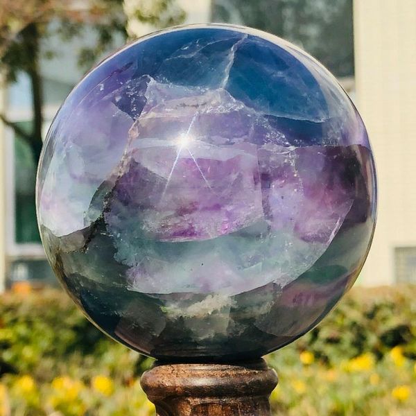 rainbow fluorite ball nature mine crystal stone sphere for healing decoration decorative objects & figurines
rainbow fluorite ball nature mine crystal stone sphere for healing decoration decorative objects & figurines