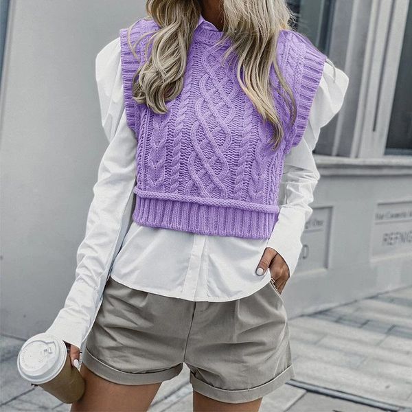 women's vests women knit sweater vest o-neck waistcoat sleeveless pullover high street warm knitted tank 2021 pullovers, Black;white
women's vests women knit sweater vest o-neck waistcoat sleeveless pullover high street warm knitted tank 2021 pullovers, Black;white