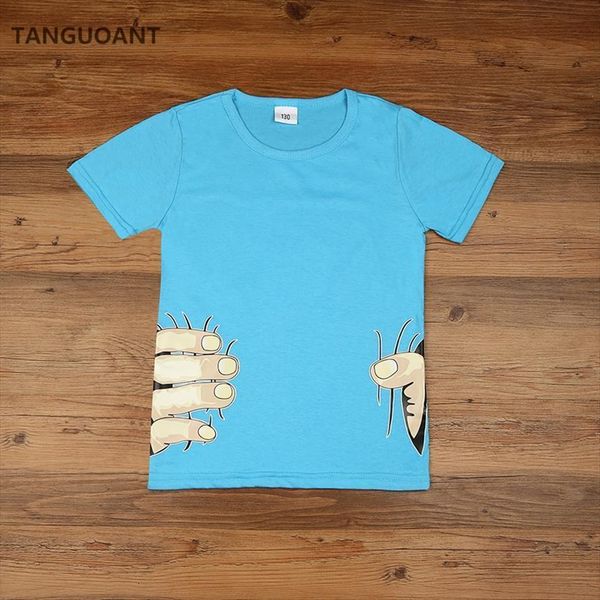brand children t shirt cartoon tee fingers design toddler boys girls cotton short sleeve shirts, Blue
brand children t shirt cartoon tee fingers design toddler boys girls cotton short sleeve shirts, Blue