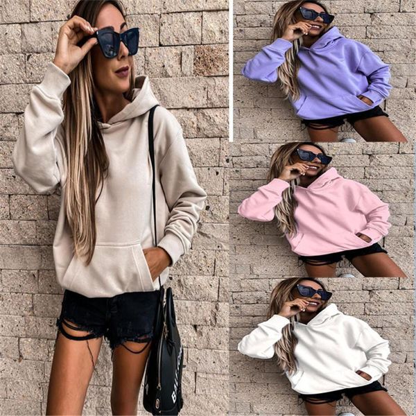 fleece hoodies for women loose big pocket hooded cotton casual multi color autumn female clothes women's & sweatshirts, Black
fleece hoodies for women loose big pocket hooded cotton casual multi color autumn female clothes women's & sweatshirts, Black