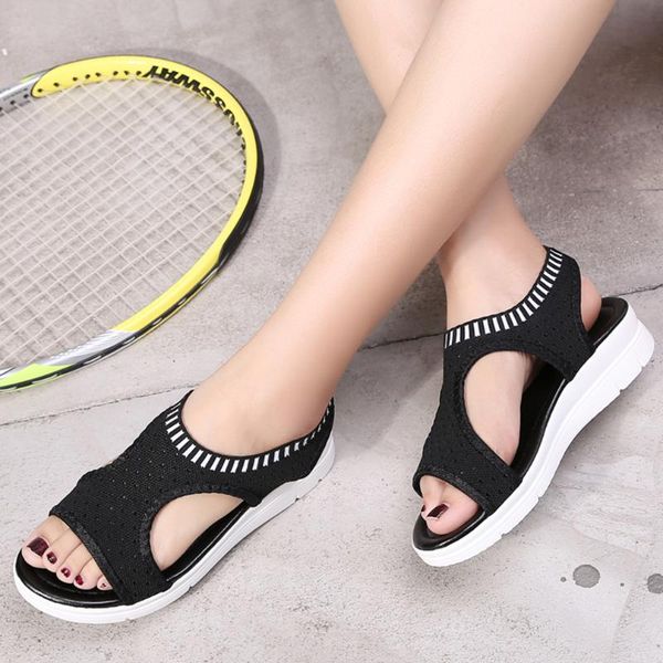 women sandals breathable comfort shopping ladies walking shoes wedge heels summer platform sandal mujer plus size 45, Black
women sandals breathable comfort shopping ladies walking shoes wedge heels summer platform sandal mujer plus size 45, Black