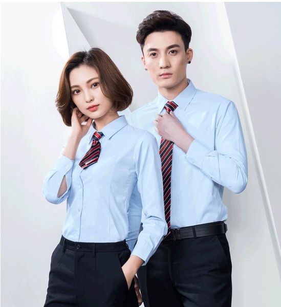 men's casual shirts and women's professional white shirt autumn business no iron solid color man long sleeve el manager dress, White;black
men's casual shirts and women's professional white shirt autumn business no iron solid color man long sleeve el manager dress, White;black