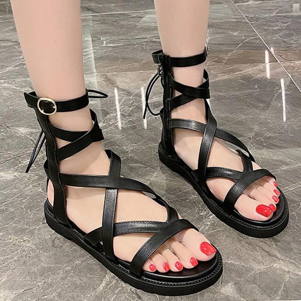 boots rimocy comfortable soft summer gladiator sandals women 2021 fashion cross strap flat female punk style black ankle
boots rimocy comfortable soft summer gladiator sandals women 2021 fashion cross strap flat female punk style black ankle