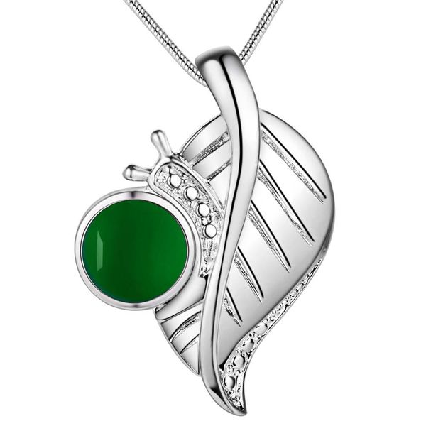 creative jewelry 925 silver plated leaves snail pendant necklace fashion party accessories christmas gifts for women
creative jewelry 925 silver plated leaves snail pendant necklace fashion party accessories christmas gifts for women