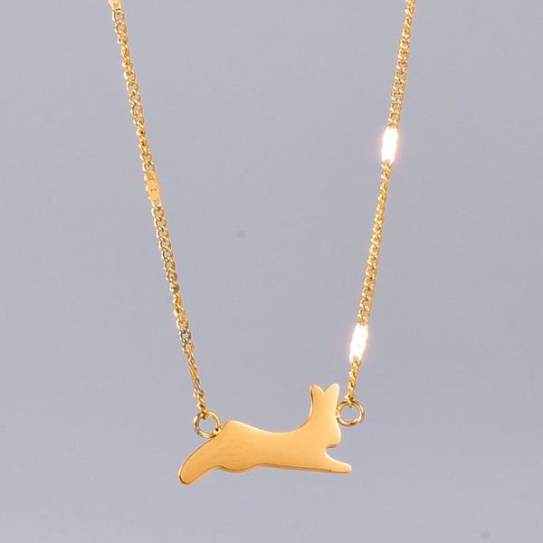trend necklace for women stainless steel gold animal pendant with charms jewelry christmas gifts necklaces, Silver
trend necklace for women stainless steel gold animal pendant with charms jewelry christmas gifts necklaces, Silver