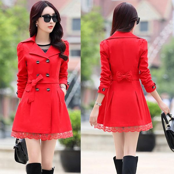 women's trench coats 2021 spring and autumn slimming large size single breasted slim mid-length coat women thin lace windbreaker, Tan;black
women's trench coats 2021 spring and autumn slimming large size single breasted slim mid-length coat women thin lace windbreaker, Tan;black