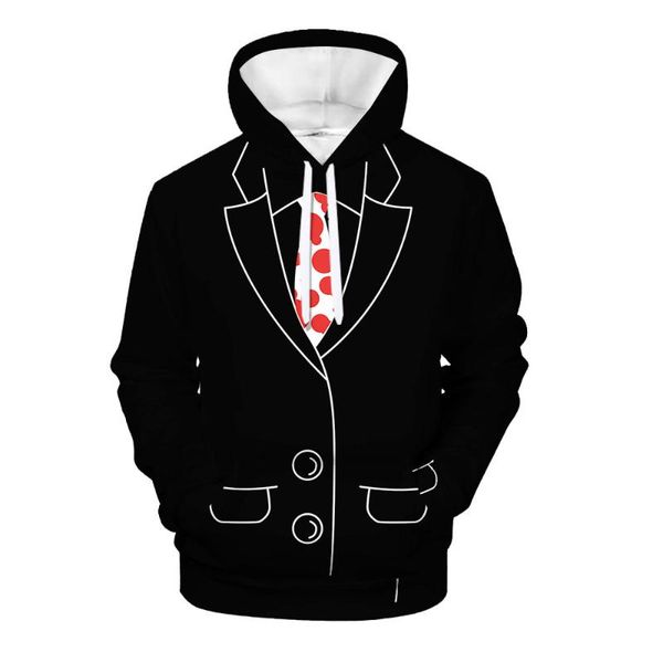 men's hoodies & sweatshirts spring and autumn 3d printing handsome suit-style oversized hoodie men vacation funny cosplay sweatshirt fu, Black
men's hoodies & sweatshirts spring and autumn 3d printing handsome suit-style oversized hoodie men vacation funny cosplay sweatshirt fu, Black