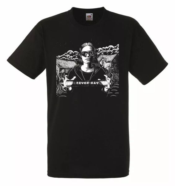fever ray logo black mens t-shirt men rock band tee shirt, White;black
fever ray logo black mens t-shirt men rock band tee shirt, White;black