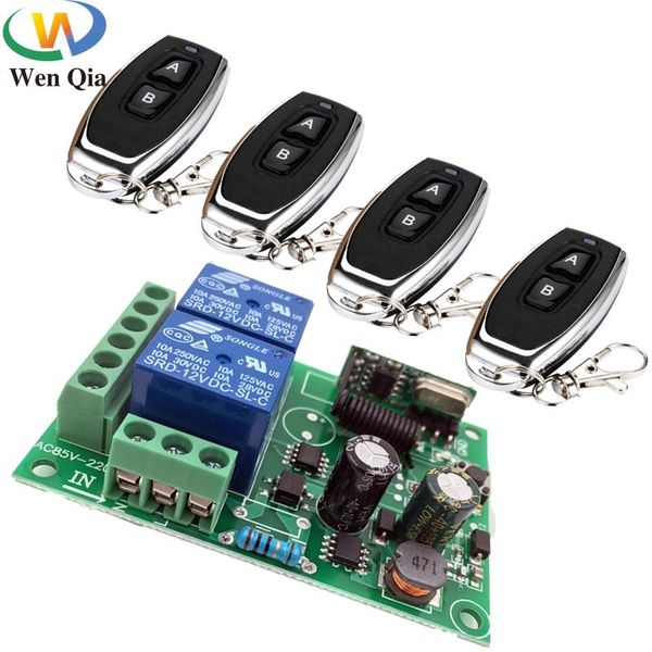 433mhz wireless universal remote control switchac 220v 10a 2ch rf relay receiver and transmitter for light/bulb/motor/diy controlers
433mhz wireless universal remote control switchac 220v 10a 2ch rf relay receiver and transmitter for light/bulb/motor/diy controlers