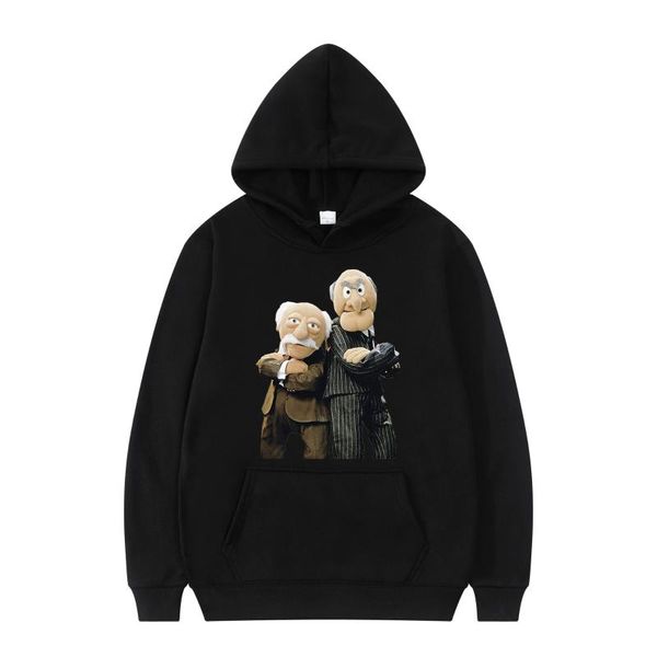 men's hoodies & sweatshirts 2021 fashion statler and waldorf printed brand style comfortabled oversize long-sleeved wears, Black
men's hoodies & sweatshirts 2021 fashion statler and waldorf printed brand style comfortabled oversize long-sleeved wears, Black
