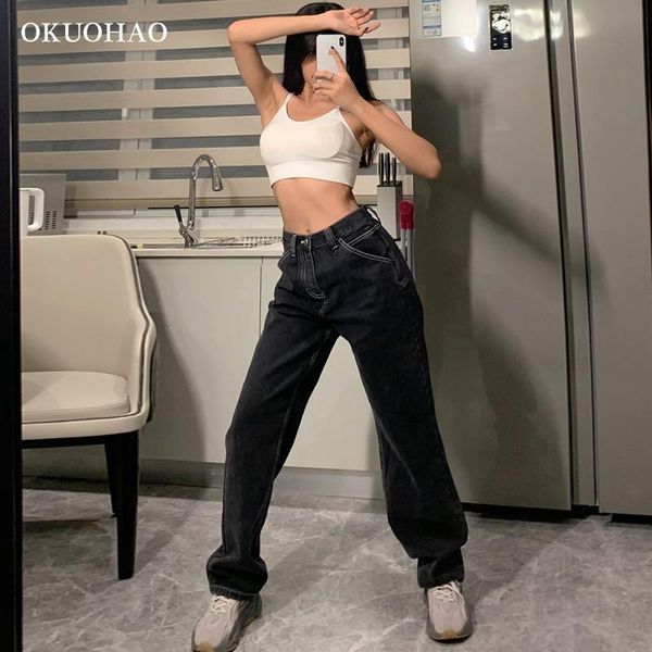 coated high waist wide leg womens jean pants straight loose black mom fashion baggy boyfriend women trousers, Blue
coated high waist wide leg womens jean pants straight loose black mom fashion baggy boyfriend women trousers, Blue