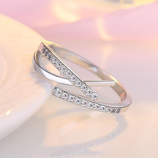 wedding rings minimalist female crystal cross thin ring rose gold silver color for women small zircon stone open engagement1, Slivery;golden
wedding rings minimalist female crystal cross thin ring rose gold silver color for women small zircon stone open engagement1, Slivery;golden