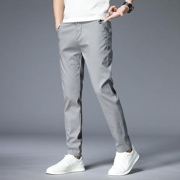 men's pants casual men cotton classic style fashion business slim fit straight solid color trousers plus size, Black
men's pants casual men cotton classic style fashion business slim fit straight solid color trousers plus size, Black
