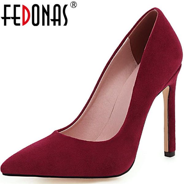 suede leather women shoes shallow high heels pumps wedding night club elegant summer arrival woman dress, Black
suede leather women shoes shallow high heels pumps wedding night club elegant summer arrival woman dress, Black