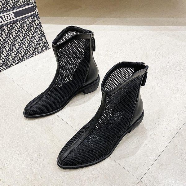 boots hollow out women's and thick heel sandals low shoes in spring summer 2021, Black
boots hollow out women's and thick heel sandals low shoes in spring summer 2021, Black
