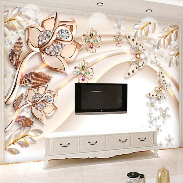 wallpapers custom po wallpaper 3d stereo jewelry flowers interior decor wall murals living room tv luxury background cloth painting
wallpapers custom po wallpaper 3d stereo jewelry flowers interior decor wall murals living room tv luxury background cloth painting