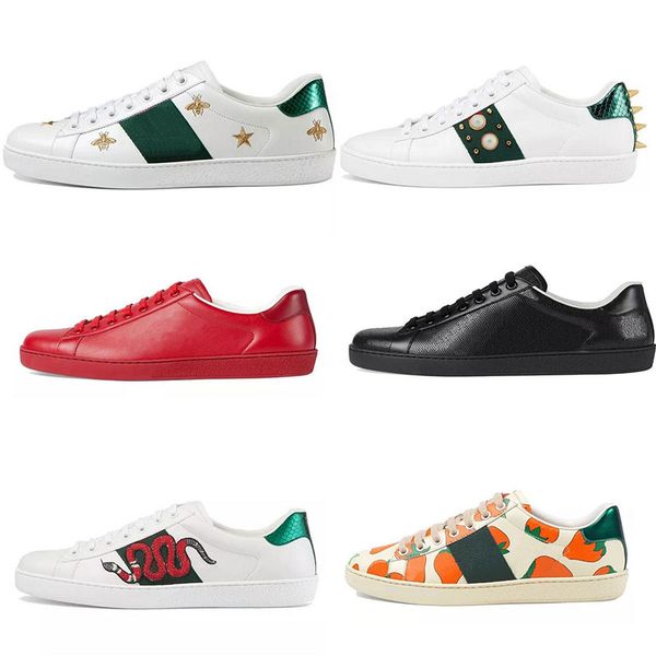 luxurys men's women's sports casual shoes snake chaussures leather ace bee embroidery stripe walking tiger coach size 35-45, Black
luxurys men's women's sports casual shoes snake chaussures leather ace bee embroidery stripe walking tiger coach size 35-45, Black