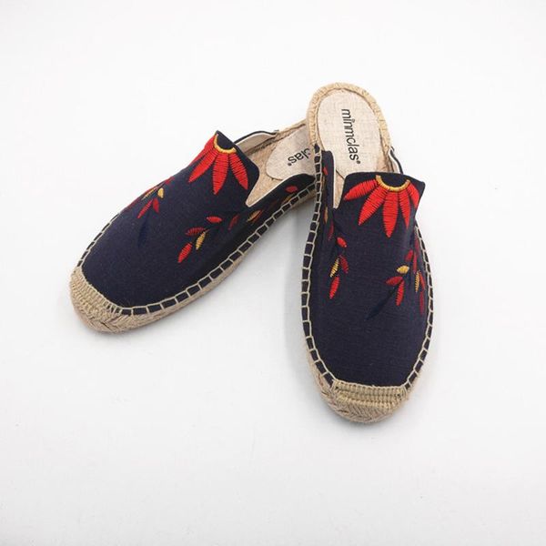 slippers pattern canvas women closed toe flipflops embroider beach sandals woman pantufa shoes knitted rubber slides, Black
slippers pattern canvas women closed toe flipflops embroider beach sandals woman pantufa shoes knitted rubber slides, Black