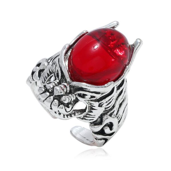 wedding rings punk hip hop stainless steel biker rock for women men cool personality big red stone dragon open ring party gift, Slivery;golden
wedding rings punk hip hop stainless steel biker rock for women men cool personality big red stone dragon open ring party gift, Slivery;golden