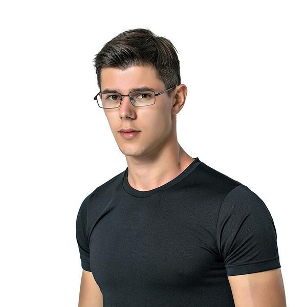 fashion sunglasses frames pure titanium half-frame spectacles frame wholesale retro business men's myopia matching lens, Black
fashion sunglasses frames pure titanium half-frame spectacles frame wholesale retro business men's myopia matching lens, Black