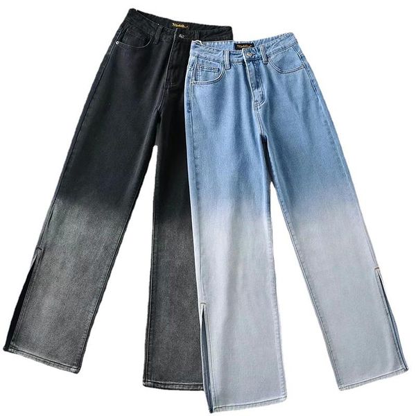 women's jeans onebling summer fashion high waist women long trousers split hem female casual straight denim pants light blue
women's jeans onebling summer fashion high waist women long trousers split hem female casual straight denim pants light blue