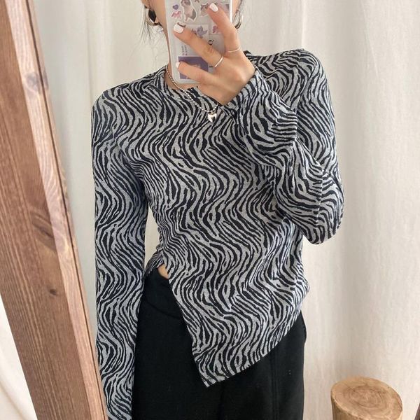 women's t-shirt alien kitty women 2021 leopard female o-neck tees fashion split slim long sleeves basewear all-match office lady, White
women's t-shirt alien kitty women 2021 leopard female o-neck tees fashion split slim long sleeves basewear all-match office lady, White