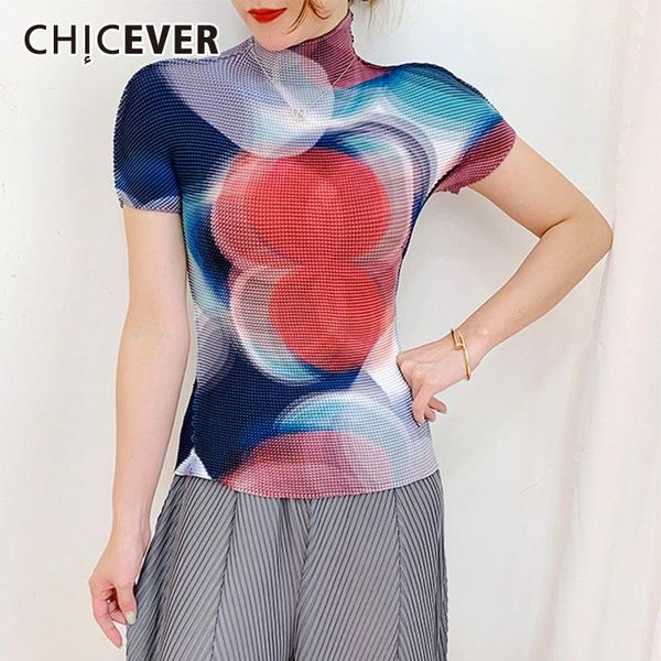 print t shirt for women turtleneck short sleeve hit color oversize pullover ruched shirts female 2021 clothing summer women's t-shirt, White
print t shirt for women turtleneck short sleeve hit color oversize pullover ruched shirts female 2021 clothing summer women's t-shirt, White