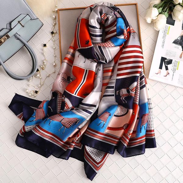 scarves silk scarf women 2021 fashion horse printed shawls and wraps soft bandana ladies travel pashmina, Blue;gray
scarves silk scarf women 2021 fashion horse printed shawls and wraps soft bandana ladies travel pashmina, Blue;gray