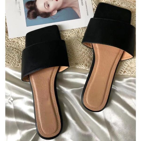slippers summer women's shoes leather slides for ladies leisure flat with outdoor female black white flip flops big size1
slippers summer women's shoes leather slides for ladies leisure flat with outdoor female black white flip flops big size1