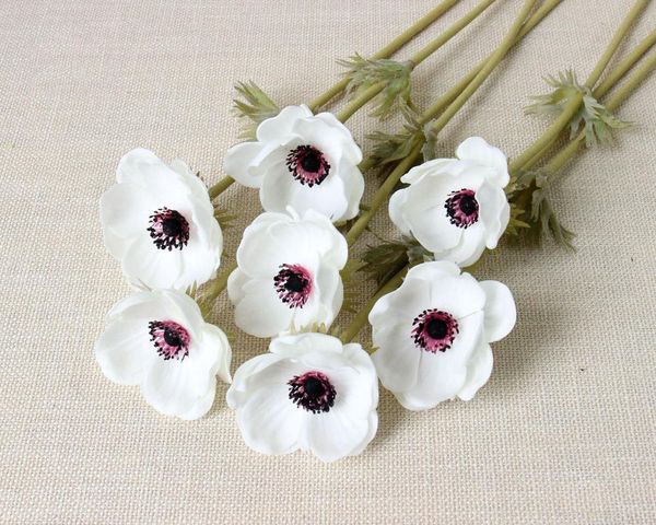 decorative flowers & wreaths 10pcs latex real touch pu anemone rose flower decor floral for wedding design bride silk home decoration access
decorative flowers & wreaths 10pcs latex real touch pu anemone rose flower decor floral for wedding design bride silk home decoration access