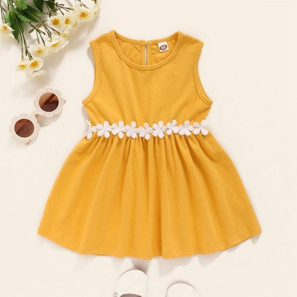 baby girl summer solid color sleeveless dress casual clothes for infants kids girl's dresses, Red;yellow
baby girl summer solid color sleeveless dress casual clothes for infants kids girl's dresses, Red;yellow