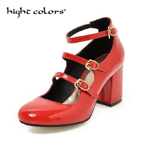 dress shoes patent leather women mary jane pumps elegant ladies casual square high heels plus size 34-43 red wedding woman, Black
dress shoes patent leather women mary jane pumps elegant ladies casual square high heels plus size 34-43 red wedding woman, Black