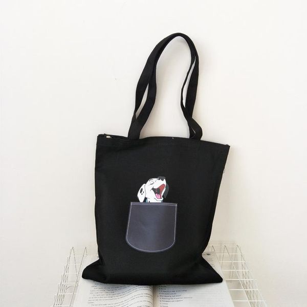 shopping bags black white book bag for girls preppy style canvas cloth single shoulder lovely dog woman dropship simple
shopping bags black white book bag for girls preppy style canvas cloth single shoulder lovely dog woman dropship simple