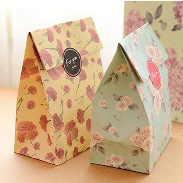 4pcs/set flowers paper gift bags craft candy with sticker bag for christmas wedding party favors 23x13x18cm sashes
4pcs/set flowers paper gift bags craft candy with sticker bag for christmas wedding party favors 23x13x18cm sashes