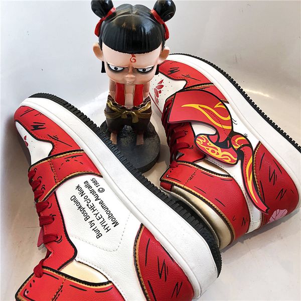 Animation Co Branded Mens Hip Hop Leisure Travel Walking High Top Board Shoes Korean Fashion Versatile Shoes, Red
Animation Co Branded Mens Hip Hop Leisure Travel Walking High Top Board Shoes Korean Fashion Versatile Shoes, Red