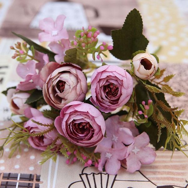 bunch artificial flowers small tea roses for home decor wedding decorative silk rose bouquet 28cm & wreaths
bunch artificial flowers small tea roses for home decor wedding decorative silk rose bouquet 28cm & wreaths