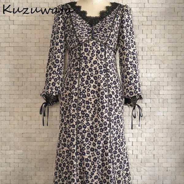 casual dresses flower chic print lace patchwork v neck slim fit women dress 2021 spring autumn mid length vestidos, Black;gray
casual dresses flower chic print lace patchwork v neck slim fit women dress 2021 spring autumn mid length vestidos, Black;gray