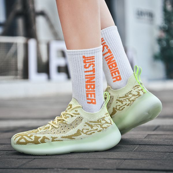 464748 yards foreign trade large size couple dad shoes flying woven breathable popcorn bottom coconut shoes outdoor sports running shoes who, Black;white
464748 yards foreign trade large size couple dad shoes flying woven breathable popcorn bottom coconut shoes outdoor sports running shoes who, Black;white