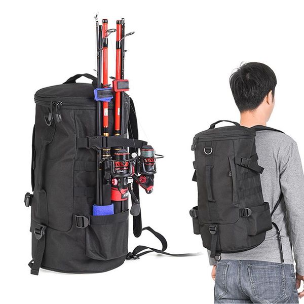 fishing accessories multi-function waterproof bag outdoor waist shoulder spool lure storage bags cylindrical tackle backpack
fishing accessories multi-function waterproof bag outdoor waist shoulder spool lure storage bags cylindrical tackle backpack
