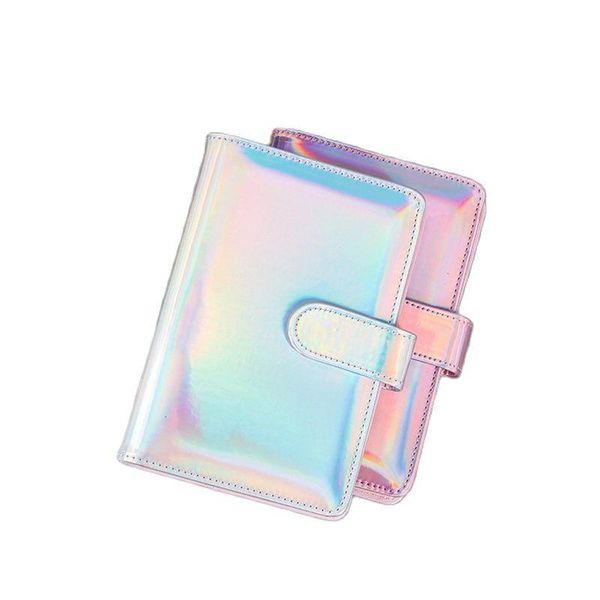 notepads laser pu leather diy binder notebook kawaii pink planner scrapbook gift soft cover creative school supplies journal diary, Purple;pink
notepads laser pu leather diy binder notebook kawaii pink planner scrapbook gift soft cover creative school supplies journal diary, Purple;pink